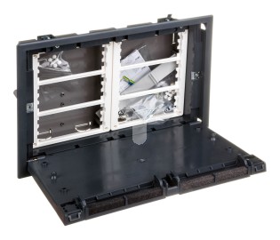 Kontakt-Simon Connect Puszka SF podłogowa sześciokrotna 12xK45 + 2x SM302/9 szara SF610/1