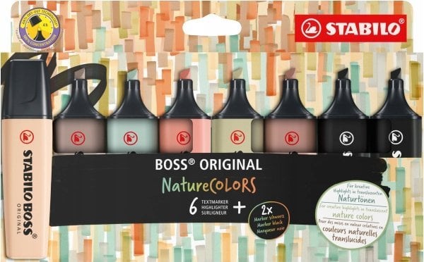 Teka Zakre¶lacz Boss Original Naturecolors 8szt