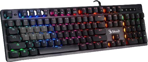 Klawiatura A4Tech A4tech Bloody Klawiatura B500N gamingowy klawiatura mechaniczna przewodowa Mecha-Like Switch CZ/SK Czarny