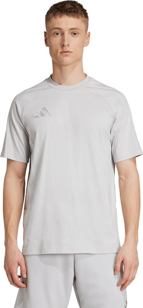 Adidas Koszulka męska Tiro 25 Tee Travel szara JY5947 XL