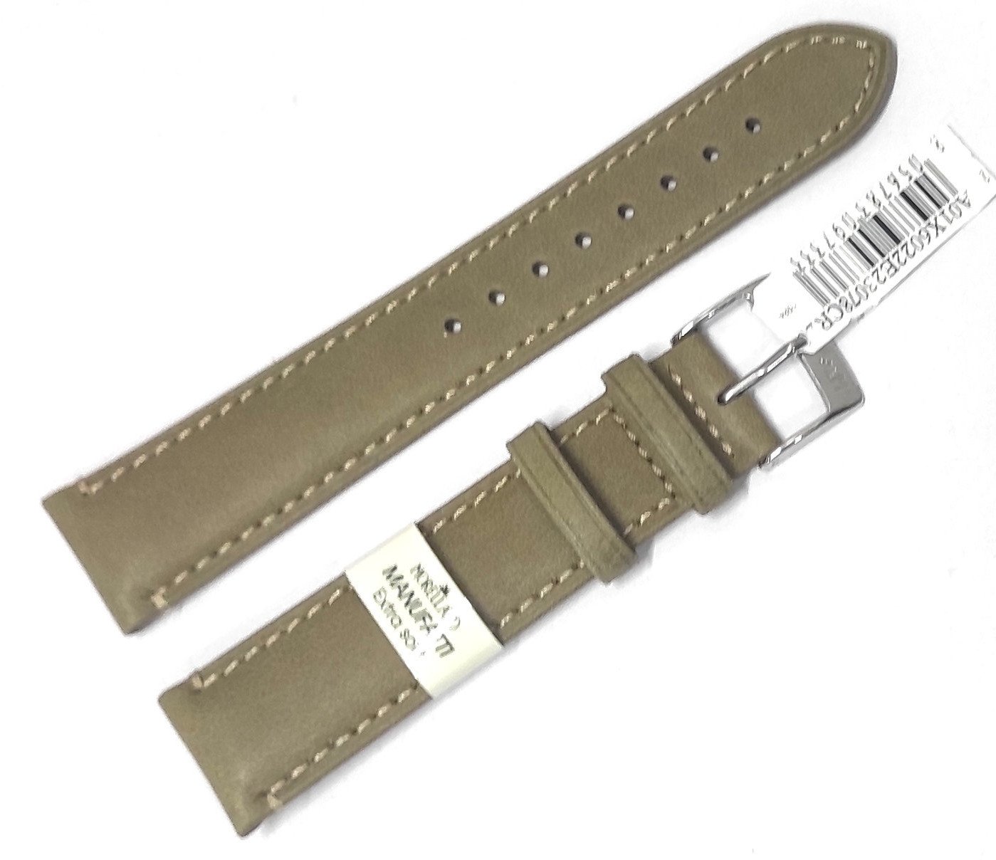 Skórzany pasek do zegarka 20 mm Morellato A01X6022E23078CR20 zielony .