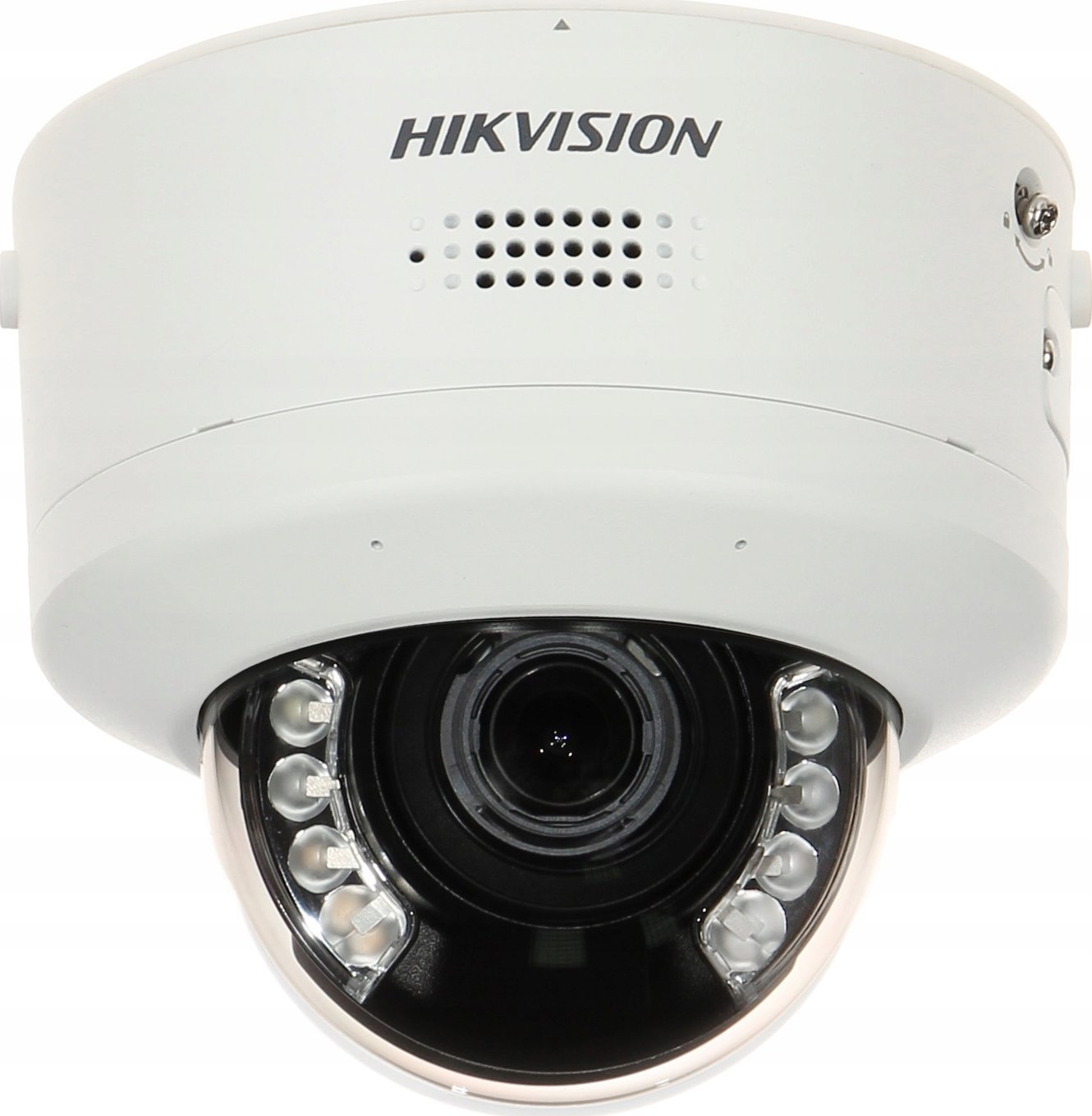 Kamera IP Hikvision dome DS-2CD2747G2H-LIPTRZS2U/SL F2.8-12 (balta, 4 MP, 40 m. IR, ColorVu)