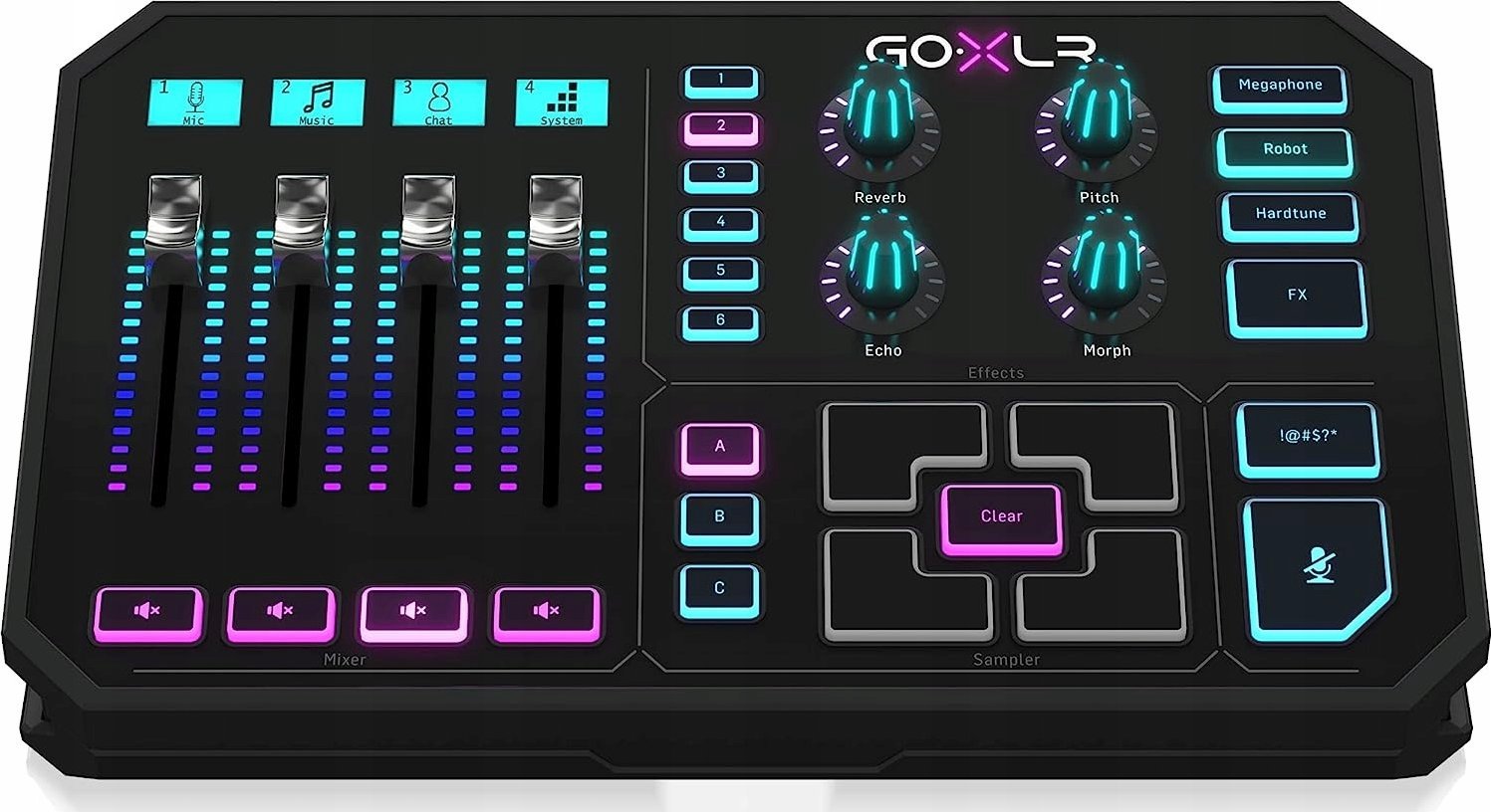 OWA Armor TC Helicon Goxlr - Mixer, Próbler i Voice FX dla Streamerów i DJ ów