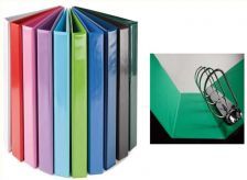 Segregator Panta Plast 4-ringowy A4 15mm czarny (283046)