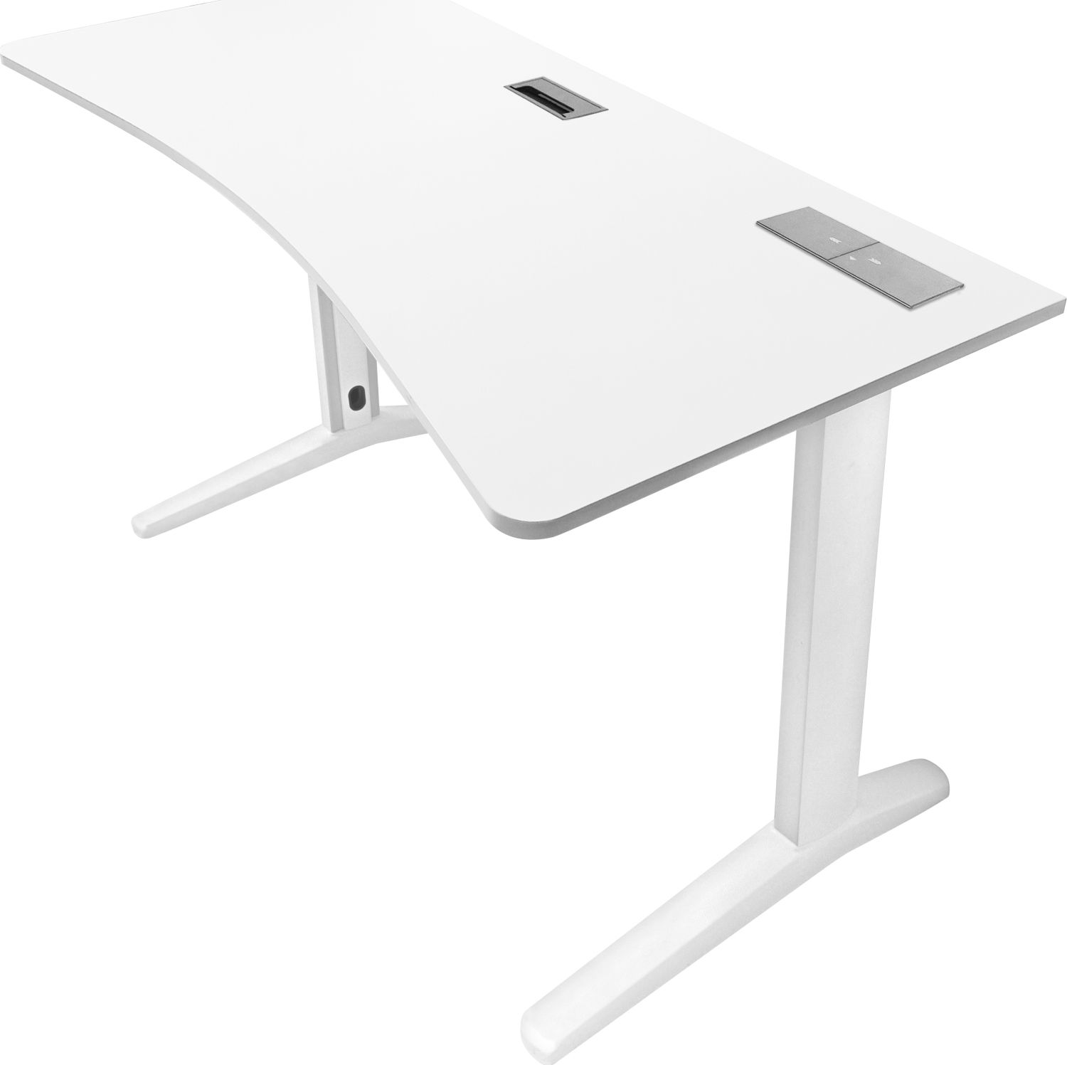Biurko Zdesk CB-STL/W-Pp/W-GN/W Białe 138 cm x 68 cm