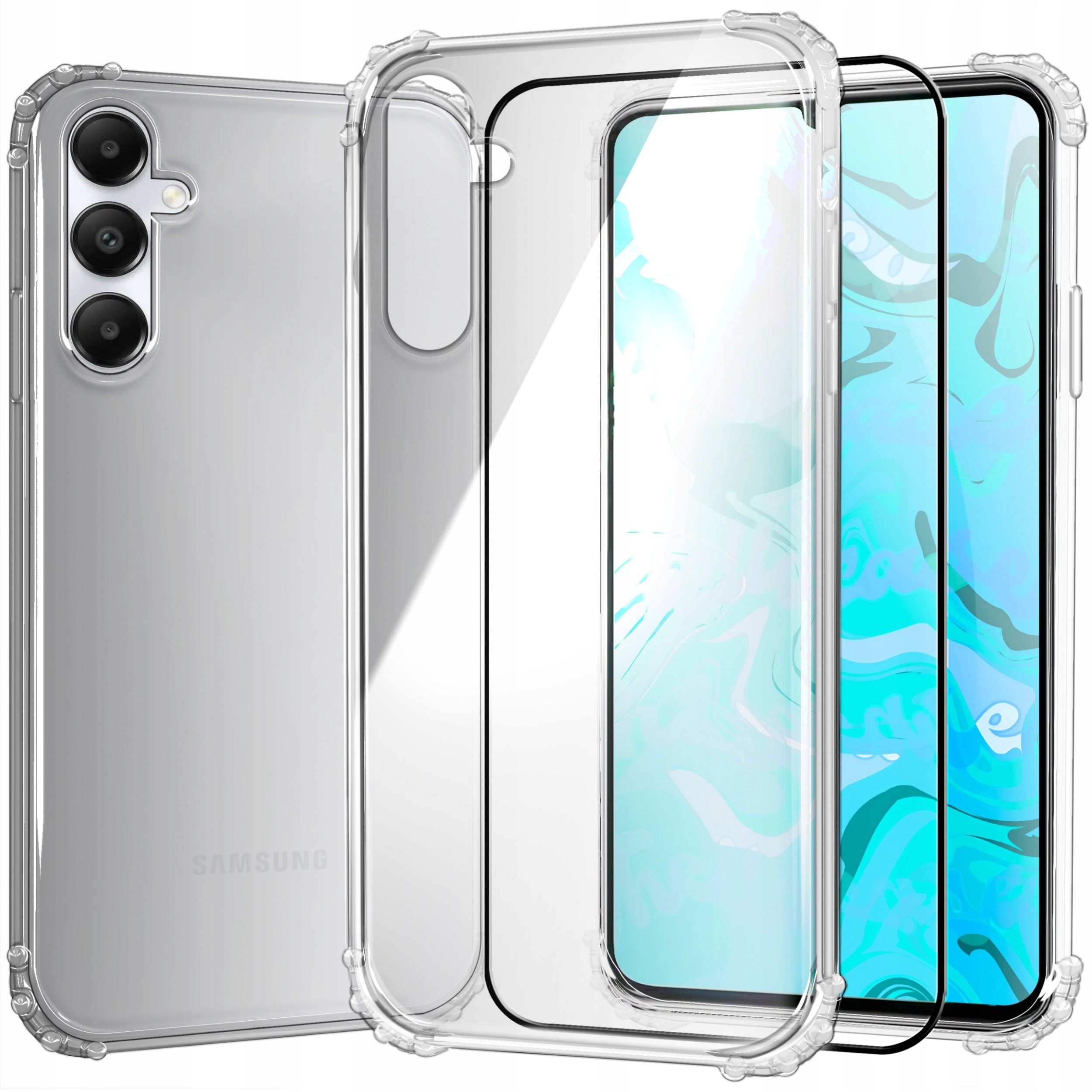 ETUI PANCERNE DO SAMSUNG GALAXY A05S | CASE SILIKON SLIM ANTI SHOCK SZKŁO