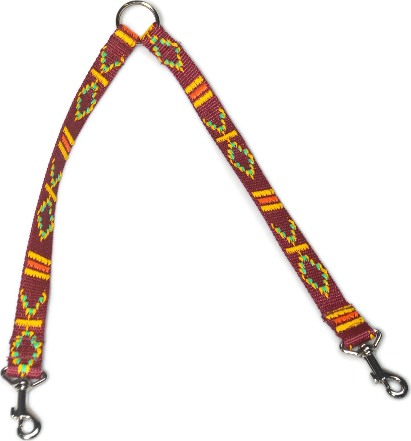 Alizoo Rozdzielacz smyczy indiański, dwójnik 20mm/40cm - ALIZOO