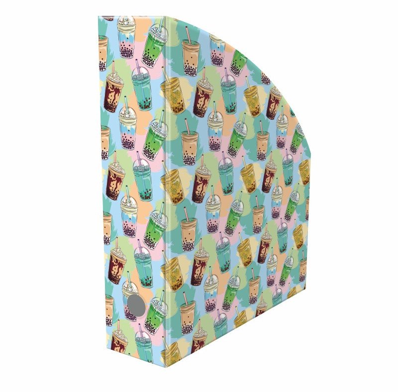 Pojemnik organizer na dokumenty PVC A4 7cm Bubble tea BIURFOL