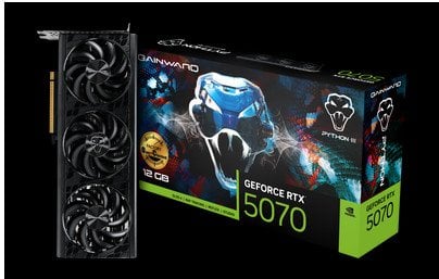 Gainward RTX5070 Python III OC 12GB GDDR7 HDMI 3xDP