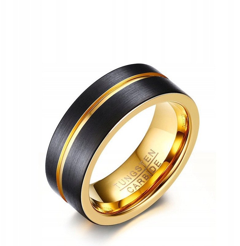 OBRĄCZKA PIERŚCIEŃ z Wolframu WOLFRING EU19 US09
