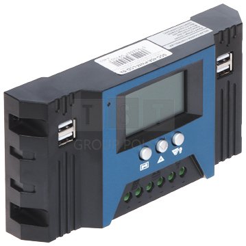 REGULATOR SOLARNY ŁADOWANIA AKUMULATORÓW SCC-40A-PWM-LCD-S2