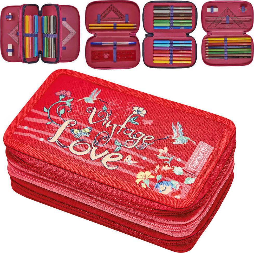 Piórnik Herlitz herlitz TriCase 31 tlg. Vintage Love