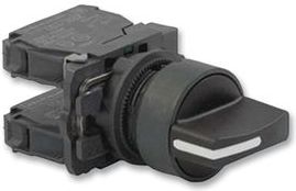 Schneider Electric Przełącznik 3 położeniowy pokrętło 22mm czarny 2Z bez samopowrotu (XB5AD33)