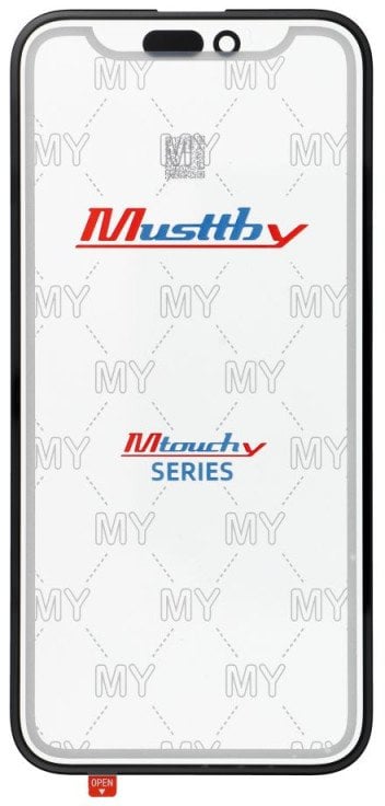 MUSTTBY szybka + oca IPHONE 15 plus