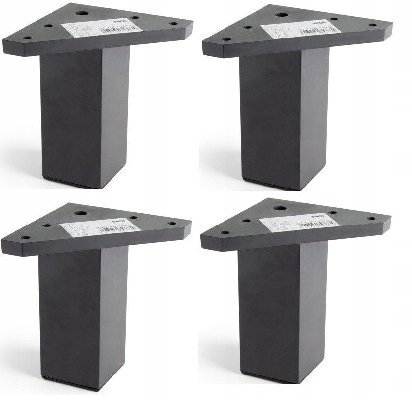 ABS LEG 40X40MM L100MM BLACK