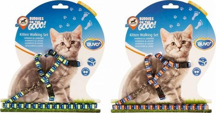 Duvo+ DUVO+ SZELKI DLA KOTA W RYBKI MAŁY KOT 15-25cm/8mm 11215