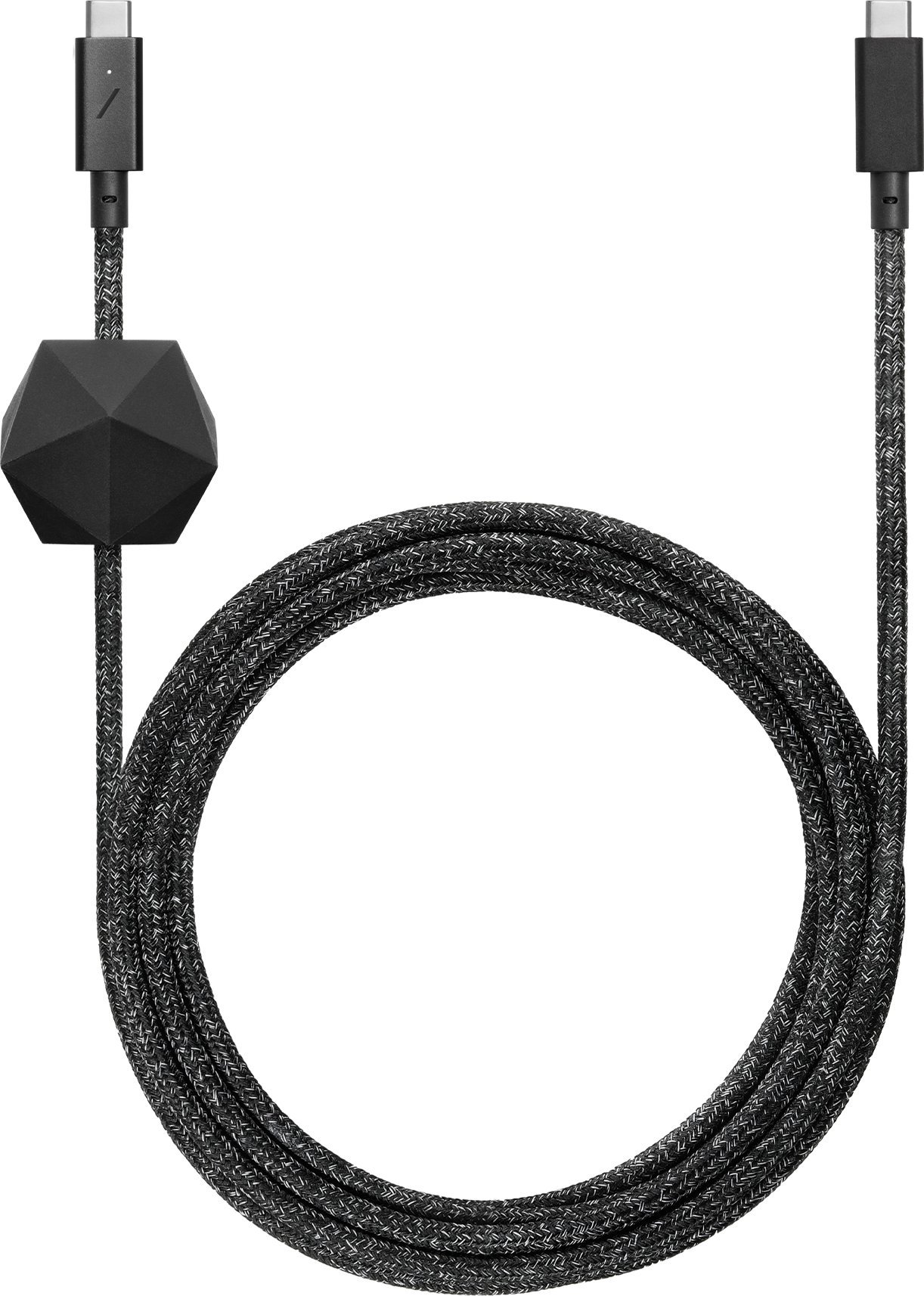 Kabel USB Native Union USB-C - USB-C 2.4 m Czarny (DCABLE-C-CS-BLK-NP)