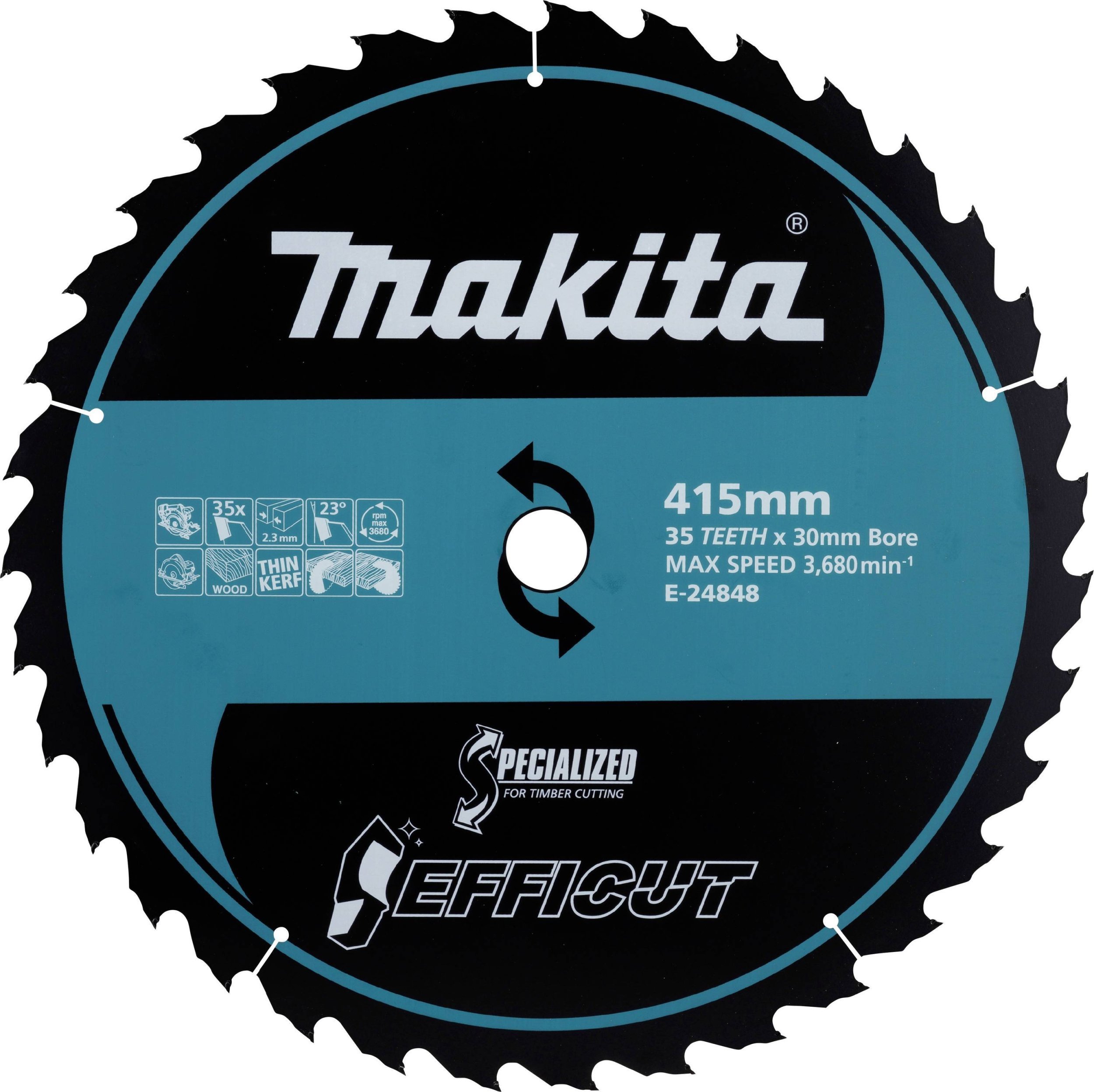 Makita Cutting disc for wood Efficut 415x30x2.3mm 35T 23deg