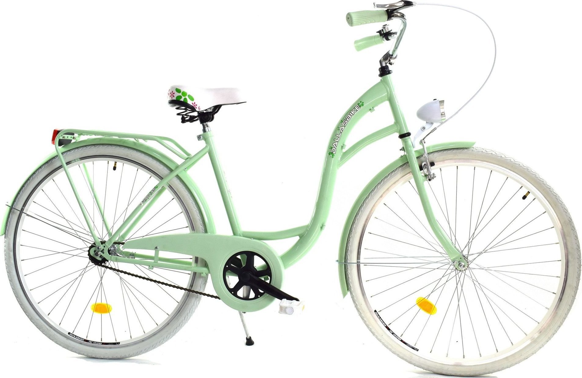 Dallas Bike Rower Dallas City 28" 1spd - mięta z białym
