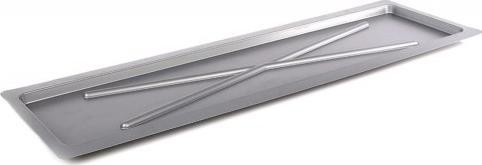 Altom Podstawka pod suszarkę do naczyń 75x25 cm srebrna