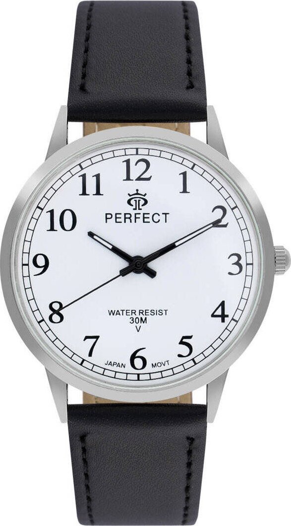 Zegarek Perfect Zegarek Perfect GXB433-01 męski klasyczny czytelny .