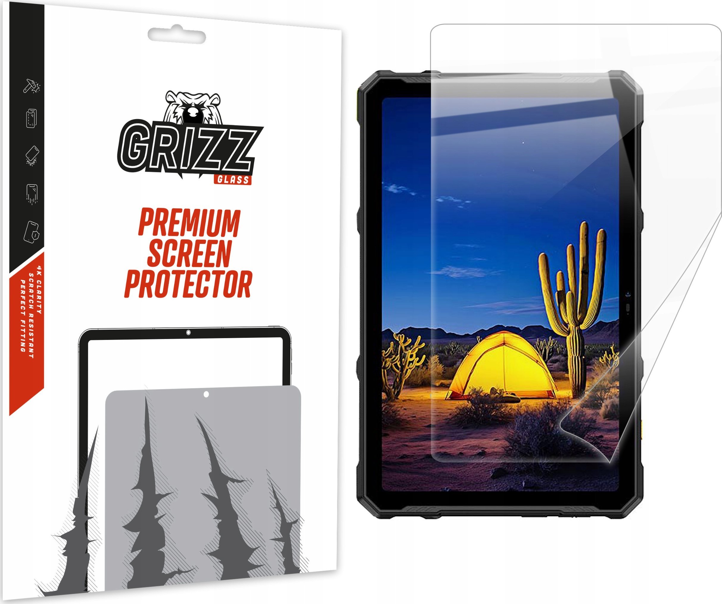 GrizzGlass Folia ceramiczna GrizzGlass CeramicFilm do Ulefone Armor Pad 4 Ultra
