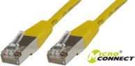 MicroConnect Patchcord, FTP, CAT6, 15m, żółty (B-FTP615Y)