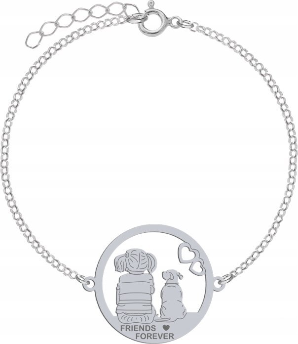 Radziszewska Jewellery Bransoletka FRIENDS FOREVER srebro925 Dedykacja