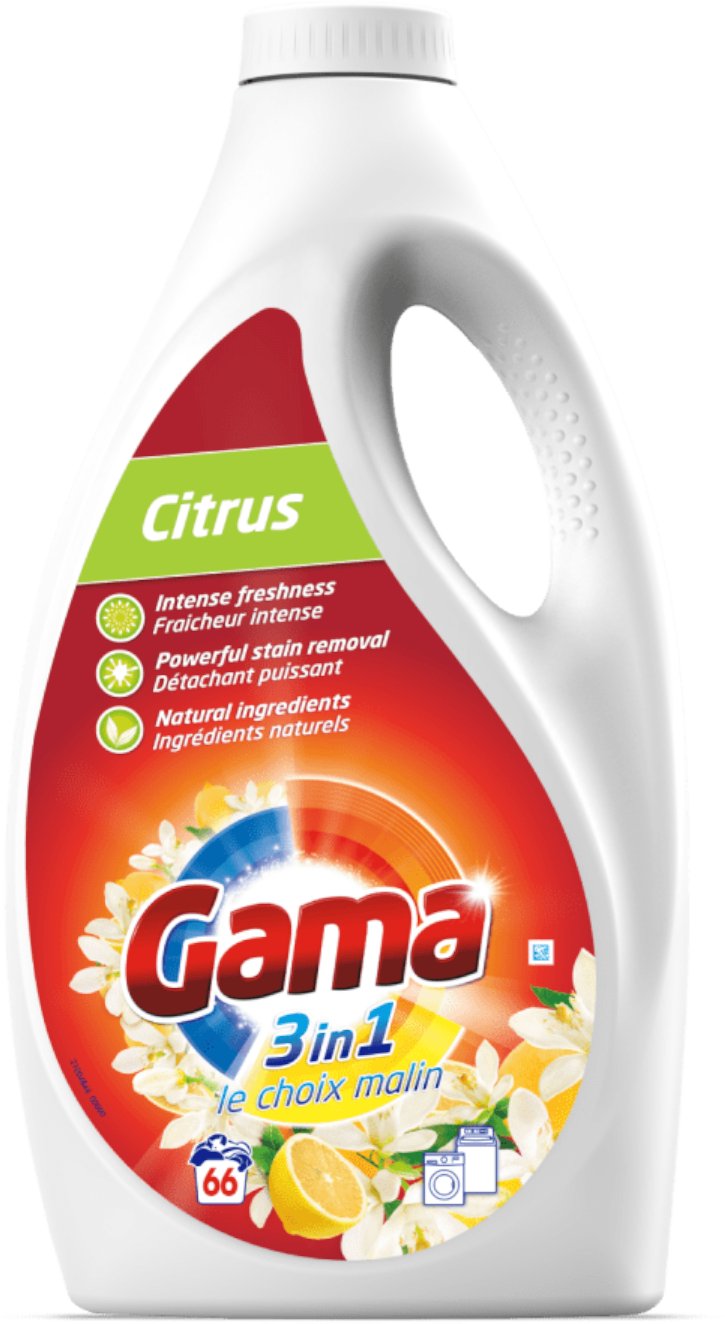 Żel do prania GAMA Citrus 66 prań 3l