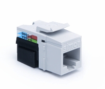 Kontakt-Simon Wkład gniazda komputerowego pojedyńczy RJ45 kat.5e nieekranowany biały (CJ545U)