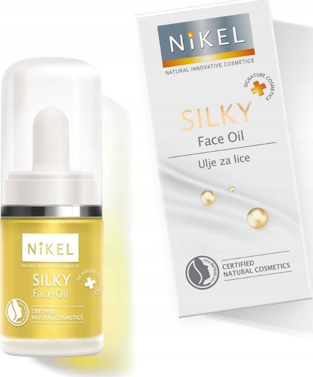 Nikel NIKEL, SILKY, olejek do twarzy Immortelle, buteleczka 15 ml