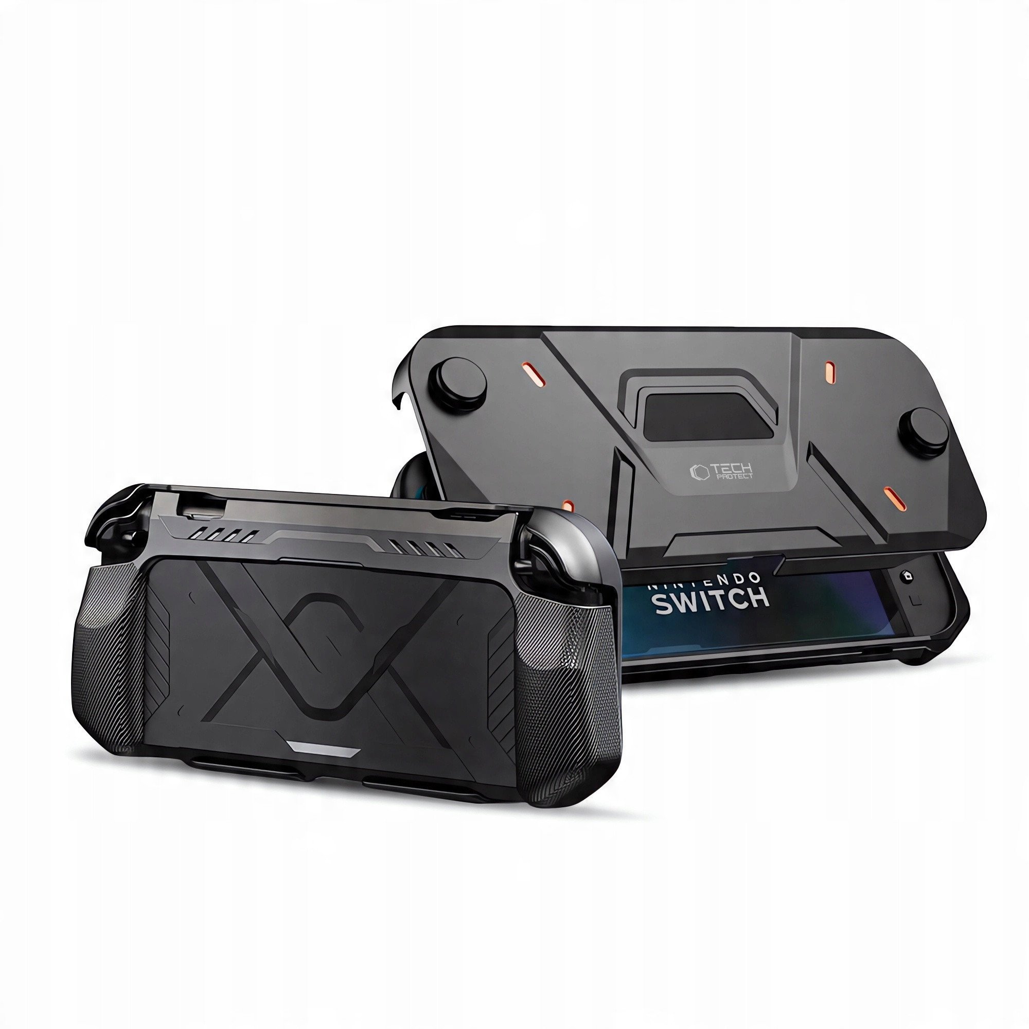 Etui Tech-Protect Carbonox Nintendo Switch 2 Black