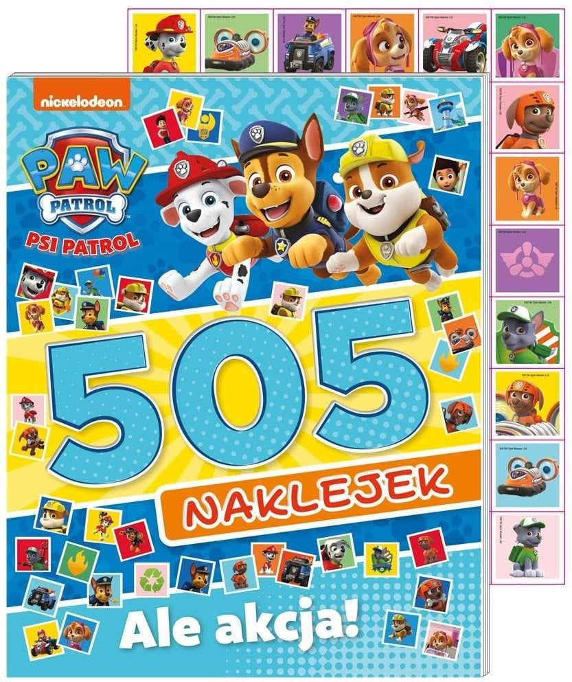 Psi Patrol. 505 naklejek 4. Ale akcja!