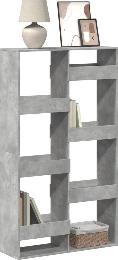 vidaXL vidaXL Regał, szarość betonu, 100x33x175 cm, materiał drewnopochodny