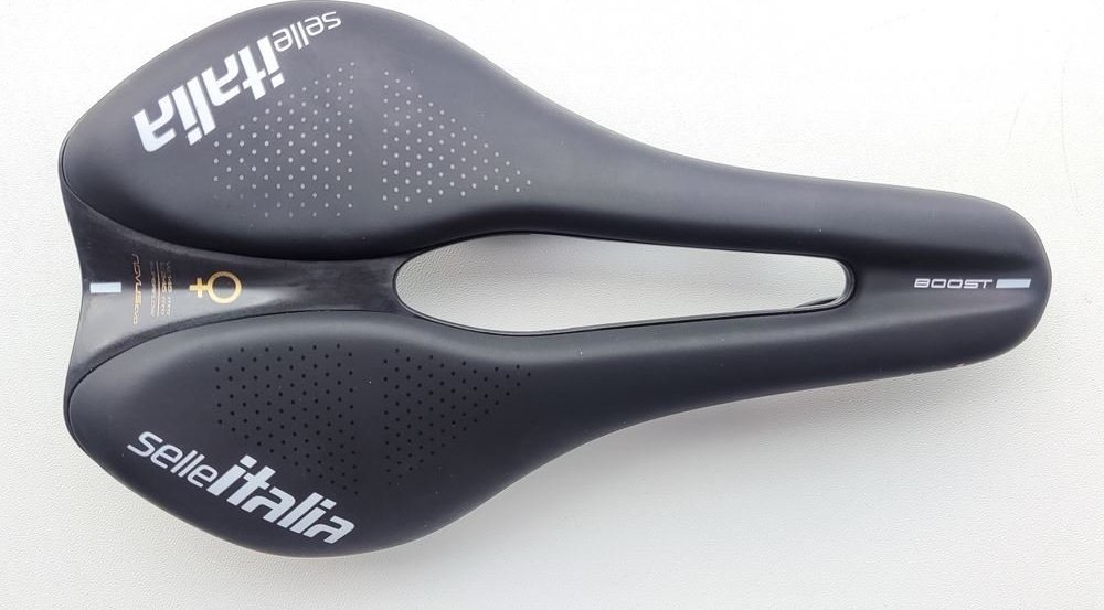 Selle Italia Siodło SELLE ITALIA NOVUS EVO BOOST LADY TM SUPERFLOW L (id match - L3) Manganese Tube 7, soft-tek, czarne (NEW)