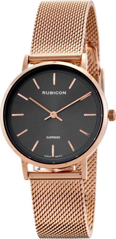 Zegarek Rubicon Zegarek damski Rubicon RBN150 różowe złoto