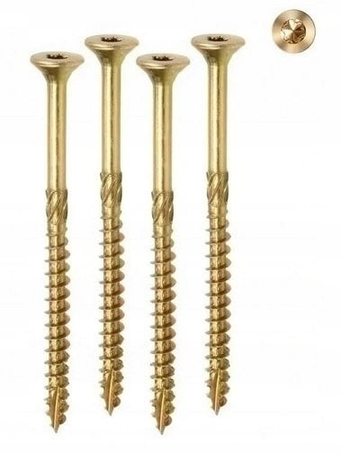 Koelner Wkręt konstrukcyjny do drewna 6x30 łeb stożkowy napęd typu TX - 0.1ts