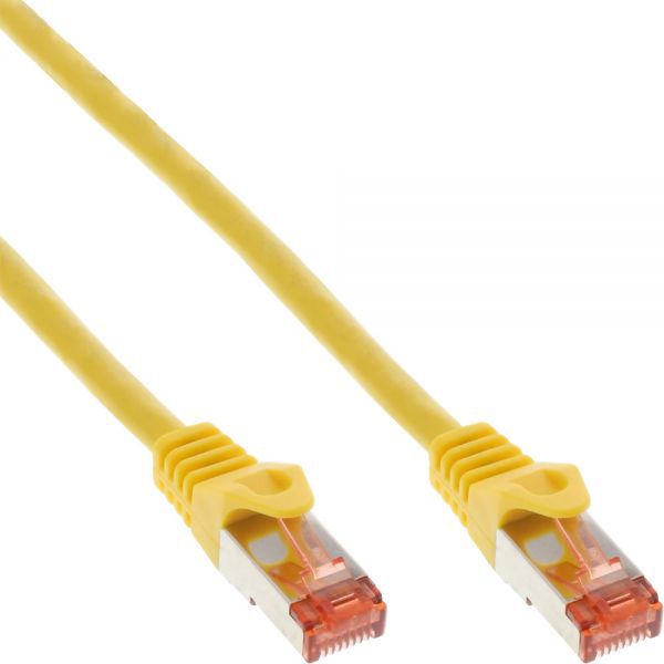 InLine Patchcord S/FTP, PiMF, Cat.6, PVC, żółty 10m (76400Y)
