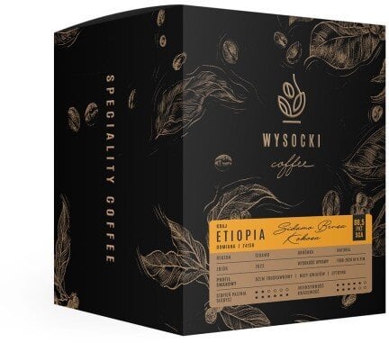 Kawa ziarnista Wysocki Coffee Kawa ziarnista Etiopia Sidamo Bombe 7x18g