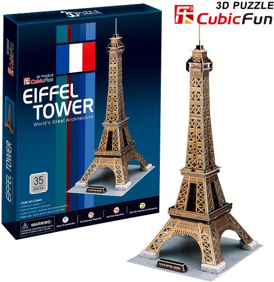 Cubicfun PUZZLE 3D WIEŻA EIFFEL - C044H