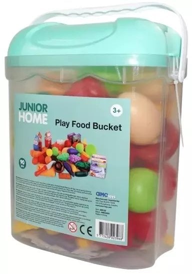 Junior Home Play Food Bucket 90 pcs