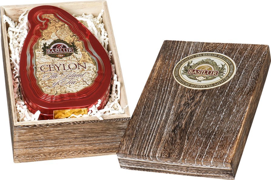 Basilur Herbata czarna Basilur drewniana skrzynka PREZENT