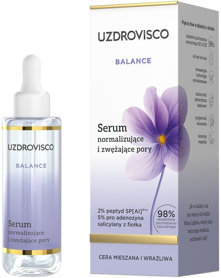 UZDROVISCO Balance serum normalizujące i zwężające pory 30ml