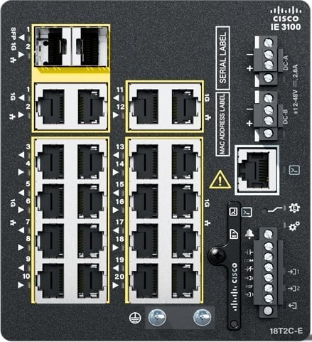 Switch Cisco IE3100 W/18GE COPPER 2GE COMBO