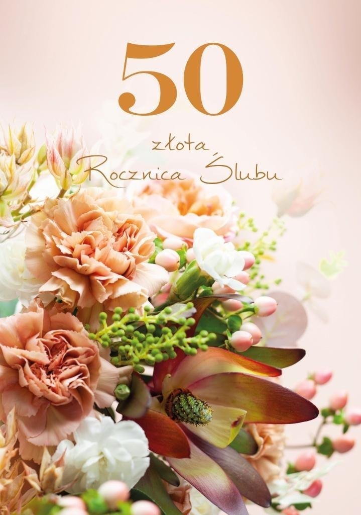 Kartka okolicznościowa Rocznica ślubu 50