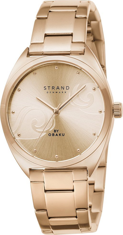 Zegarek Strand Zegarek damski Strand S719LXVVSV różowe złoto