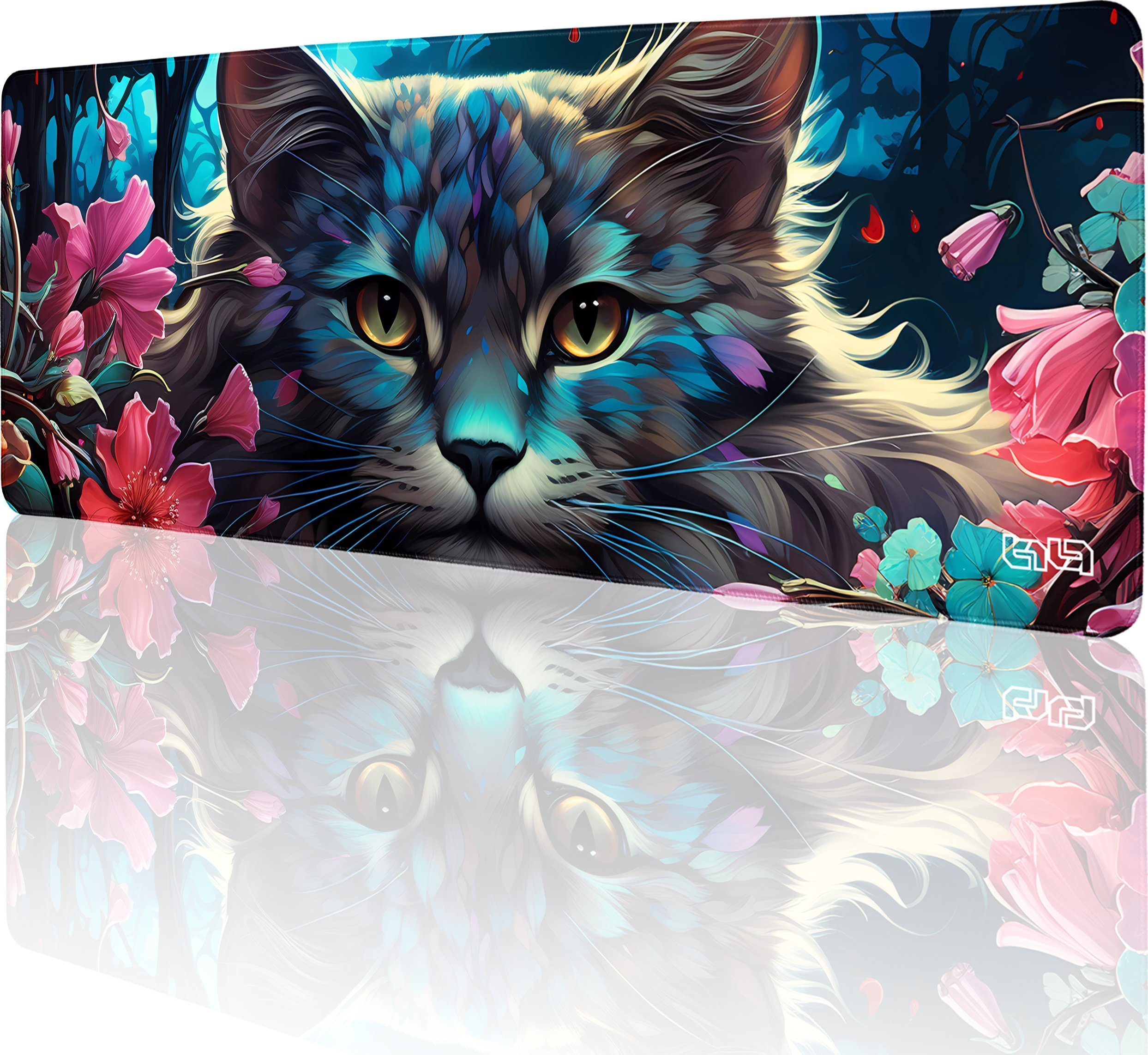 Podkładka Tilt PODKŁADKA POD MYSZ MYSZKĘ Bukiet z Kotka 80x30 TILT XL Dla gracza XXL