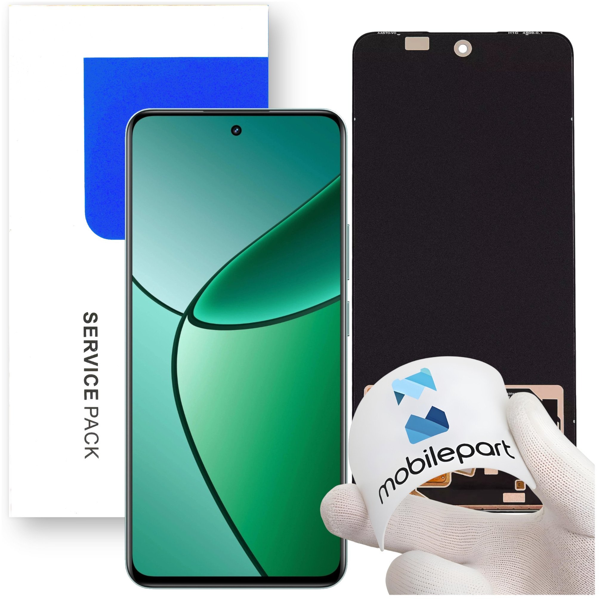 Wyświetlacz do Oppo Reno 12F 5G LCD CPH2637 Ekran Oryginał Mobilepart