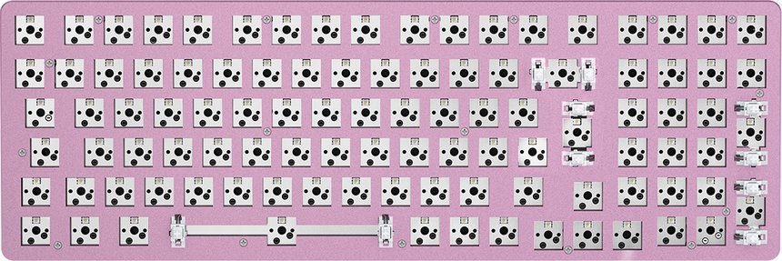 Klawiatura Glorious PC Gaming Race Glorious GMMK 2 Full-Size - Barebone, ISO Layout, pink