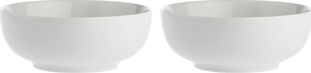 NPC Polska La Porcellana Bianca Zestaw 2 misek do sałatek ESSENZIALE 21 cm